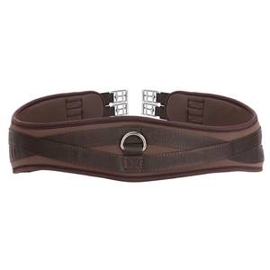 Leather Girth Black Horse Riding Equipment <b>Equestrian</b> Supply Adjustable Fit - Product Image 2