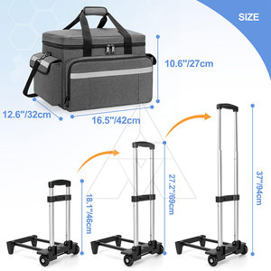 กระเป๋าใส่เครื่องมือแพทย์แบบล้อเลื่อนสำหรับใช้งานกลางแจ้งรุ่นใหม่ คุณภาพดีที่สุด สีและขนาดตามสั่ง - Product Image 5