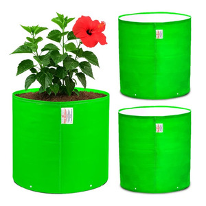 Sacs de culture HDPE Casa De Amor 15x15 pouces, ronds, anti-UV, idéaux pour la terrasse et le jardinage, 260 GSM - Product Image 1