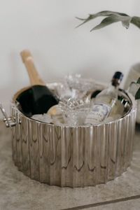 <b>Serving</b> bucket stylish metal drink tub upscale entertaining bucket professional grade ice bucket large <b>serving</b> tub - Product Image 4