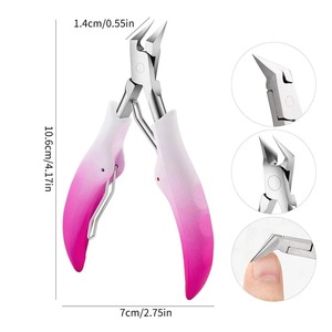 Sharp Toenail Ingrown Cuticle Nipper Nail Clipper Edge Cutter Scissor Nail Pliers Tool Dead Skin Remover Pedicure Manicure Tools - Product Image 5