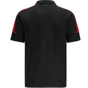 Mens Polo Shirt Breathable Textured Fabric <b>Classic</b> Smart Casual Summer Top - Product Image 2