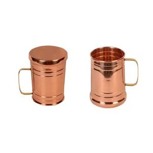 Elegant Shape <b>Copper</b> Mug Moscow Mule <b>Cup</b> Pure <b>Copper</b> Drinkware for Bar Kitchen Restaurant - Product Image 4