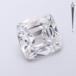 Diamante Cultivado en Laboratorio con Certificación IGI, 3.01 CT, Corte Cuadrado, Color E, Claridad VVS2, CVD LG 777616882, ROYAL GEMS para Joyería - Product Image 3