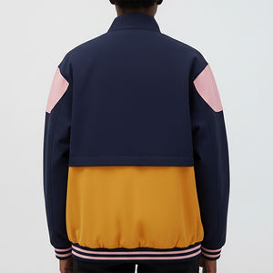 Chaqueta Varsity de Béisbol Personalizada OEM/ODM con Logotipo Bordado en Chenille, Chaqueta Varsity de Alta Calidad con Bloques de Color y Tejido Grueso - Product Image 3