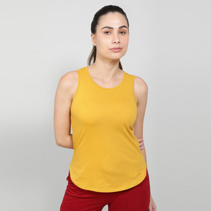 Débardeurs amples et sans manches pour femmes, couleur unie, coupe ajustée, pour le fitness, le yoga, l'entraînement sportif et la gym, vente en gros personnalisée - Product Image 5