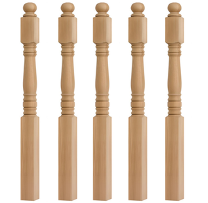 Poste de Escalera de Madera Maciza de Arce Duradero, Diseño Tradicional, Precio Competitivo, Piezas de Escalera al por Mayor, Muebles para Escaleras, 1 Año de Garantía - Product Image 2