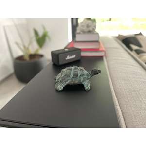 Artesanía en Metal, Adornos Decorativos, Escultura de Tortuga Antigua Hecha a Mano, Miniatura a Precio Económico - Product Image 1