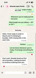 Extensiones de cabello humano natural de la trama de la máquina de cabello Virgen del sur de la India - Product Image 6