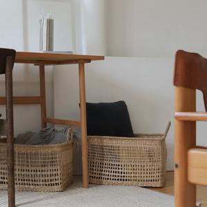 Cesta rectangular de mimbre marino con tejido cuadrado abierto, cesta de almacenamiento hecha a mano, venta al por mayor, ecológica, hecha en Vietnam - Product Image 5