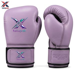 New Arrival Leather boxing gloves unisex Adjustable wrist wrap gloves Breathable MMA training gloves Top selling boxing gloves - Product Image 6