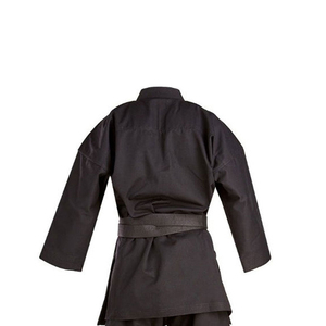 Kimono de Judo Negro Unisex, Corte Regular, Poliéster y Algodón, 280g, Duradero, Transpirable y Elástico, Ropa de Artes Marciales para Adultos - Product Image 2