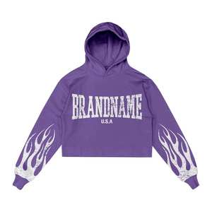 Conjunto Deportivo Unisex BRANDNAME, Sudadera con Capucha y Pantalones Largos, Estilo Urbano Holgado con Estampado, Ropa de Otoño con Cierre de Cordón - Product Image 5