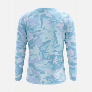 เสื้อตกปลาสำหรับผู้ชายแบบสั่งทำพิเศษ UPF 50+ แห้งเร็ว ระบายอากาศได้ดี แขนยาว เสื้อผ้ากีฬาประสิทธิภาพสูง - Product Image 4