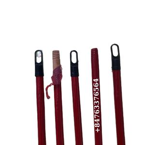 1.2m PVC enduit rayure balai tête marqué poils plastique pelle à poussière nettoyage facile bois balai ménage extérieur outil de nettoyage - Product Image 1