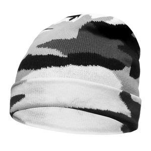 Gorro de lana tejido vintage unisex, cálido para invierno, con puño ajustable, logotipo personalizado OEM - Product Image 1