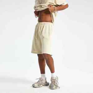 Shorts de sport pour hommes en coton 100% de haute qualité ODM, logo personnalisé, shorts de gym d'été, vente en gros OEM - Product Image 2