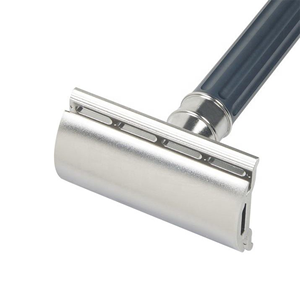 Rasoir de sécurité manuel en acier inoxydable de qualité supérieure, rasoir à double tranchant pour la barbe et le visage des hommes - Product Image 1