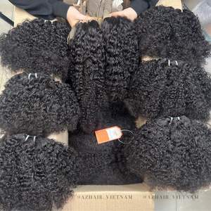 Paquetes de cabello de trama rizada birmana de Color Natural de 32 pulgadas de la mejor calidad 100% extensiones de cabello humano Real - Product Image 6