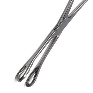 Instrumento Médico de Grado Hospitalario, Pinza Quirúrgica de Acero Inoxidable para Sujetar Esponjas Quirúrgicas - Product Image 4