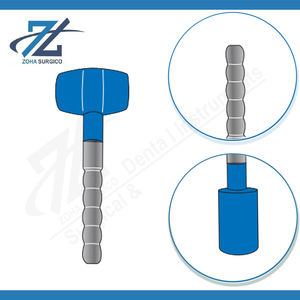 Mallet Blue, instrument chirurgical manuel en acier inoxydable, 255 mm, 520 g, conception à extrémité verticale, certifié CE, haute qualité, ZOHA SURGICO - Product Image 3