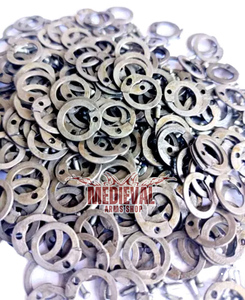 Anillos Redondos Remachados de Acero Suave de Alta Calidad para Hacer Cota de Malla, Armaduras Medievales, Manualidades Metálicas Hechas a Mano, Suministros de Artesanía, Tamaño Personalizado - Product Image 6