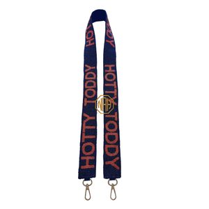 Hotty Toddy <b>Navy</b> Blue Red Beaded Embroidered Fashion Purse Strap Decorative Shoulder Bag <b>Accessory</b> OEM Factory - Product Image 5