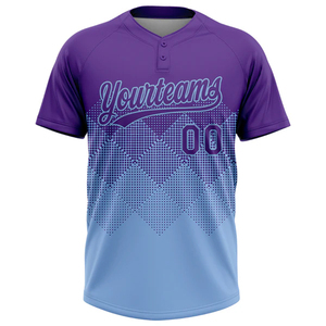 Baseball <b>Softball</b> Sportswear Two Button Baseball <b>Softball</b> Jersey <b>Uniform</b> Youth Adults Men Women Supplier - Product Image 2