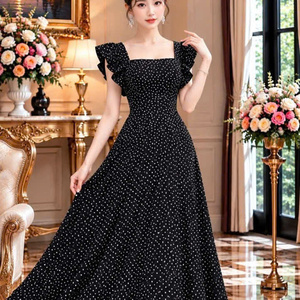 Chaleco largo elegante de verano para mujer con estampado floral, sin mangas, de longitud completa, liso, casual, ajustado, lavable, ecológico, ODM - Product Image 5