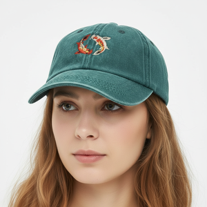 Fashion Baseball 6 Panel Hat Adjustable <b>Flat</b> Brim Custom Embroidery Logo Vintage Wash <b>Summer</b> <b>Cap</b> 100% Acrylic OEM ODM - Product Image 6