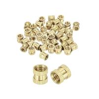 High Performance Polished Brass Knurled Insert Nuts for Durable, Corrosion-Resistant Industrial Applications
