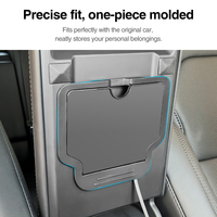 Boîte de rangement pour accoudoir standard Tesla Model Y, organisateur de confidentialité pour la console centrale avec chargeur ABS, accessoires Tesla, boîte de rangement intérieure