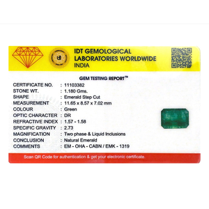Certified Natural Zambian Emerald 5.9 Carat Oval Cut Loose Gemstone for Fine Jewelry - Product Image 4