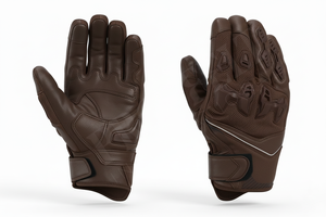 Gants de moto robustes pour la sécurité des mains, avec logo personnalisé, protection complète des doigts, respirants, antidérapants, en cuir, pour moto, OEM - Product Image 2