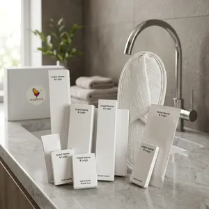 Guest Room Eco Friendly Travel Size Amenities Set Premium Hotel Bathroom Toiletries <b>Kit</b> for Hotels Resorts and Hospitality - Product Image 5