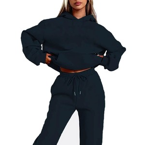 Wholesale Unisex Acid Wash Tracksuit <b>Oversized</b> Hoodie <b>Jogger</b> Streetwear - Product Image 5