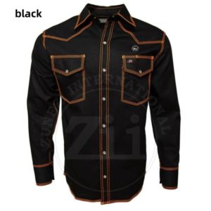 Welding Safety Clothing Working <b>Shirt</b> 100% Cotton 170gsm Anti Static <b>Flame</b> Retardant CAT2 Safety <b>Flame</b> Retardant FRC Woven Men's - Product Image 2