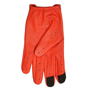 Gants de conduite pour hommes de haute qualité, en cuir de chèvre véritable, confortables, antidérapants, pour les voyages, style uni, quatre saisons - Product Image 4