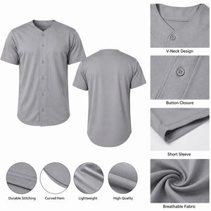 Maillot de baseball moderne avec tissu extensible élégant pour les clubs, les équipes et les événements sportifs, pour la performance des équipes. - Product Image 5