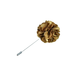 Épinglette en émail durable pour homme avec motif floral |   Boutonnière en métal faite à la main pour le marié et les événements formels - Product Image 1