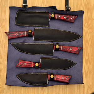 ชุดมีดเชฟเหล็กดามัสกัส ระดับมืออาชีพ เหมาะสำหรับเชฟ ร้านอาหาร และสตูดิโอทำอาหาร - Product Image 4