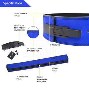Cinturón de levantamiento de pesas de alta calidad para entrenamiento de fuerza, culturismo y soporte en el entrenamiento diario. - Product Image 2