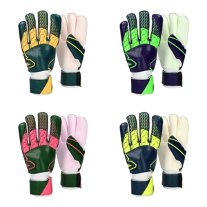Gants de gardien de but de football en gros avec paume en latex gaufré, adhérence antidérapante et manchette élastique de soutien pour le football - Product Image 6