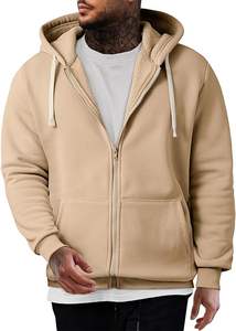 Sudadera con Capucha y Cremallera Completa para Hombre, de Forro Polar, con Cordón Ajustable, de Manga Larga, Casual, de Calidad Premium, 380 GSM - Product Image 6