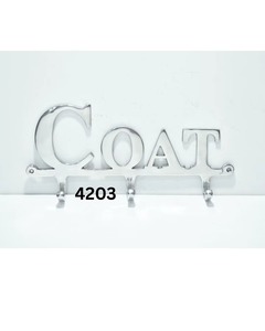Modern Metal <b>Wall</b> <b>Hooks</b> Coat Word Design Decorative Hanging Rack for Coats <b>Keys</b> & Entryway Organizer for Sale from India - Product Image 5