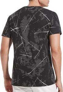 Printed Loose Fitting Men's Short Sleeved T-shirt, High-quality Street Style Printed T-shirt - Product Image 3