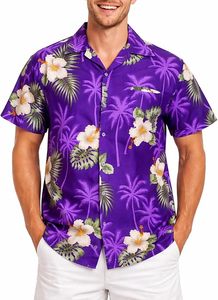 Camisas hawaianas con estampado de flores, ropa informal de manga corta, suministro al por mayor, OEM, nuevo diseño, de la India - Product Image 3