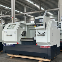 Tour CNC économique CK6150 220V 380V avec tourelle 4/6/8 postes, mandrin de précision à 3 mors, usage moyen pour le travail des métaux