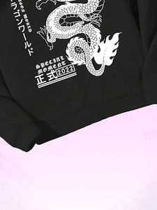 High Quality Oversized Hoodies Drop Shoulder Heavyweight <b>Loose</b> Fit Hoodie Streetwear Custom Logo Embroidery Puff Print - Product Image 4