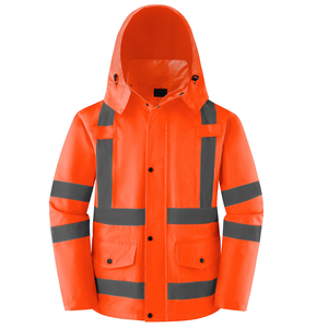 High Visibility Utility Design <b>Reflective</b> Working Jacket for Outdoor Use <b>Top</b> Seller Breathable Workwear Jackets - Product Image 1